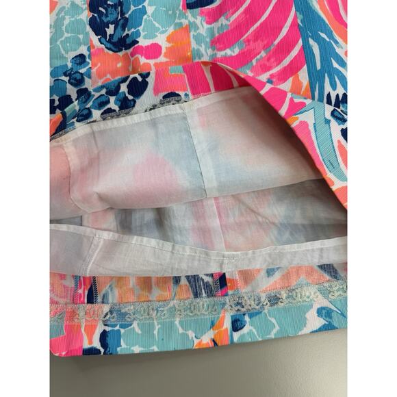 Lilly Pulitzer Alexa Shift Dress 00 Goombay Smashed Tropical Preppy Beachy - Picture 10 of 16